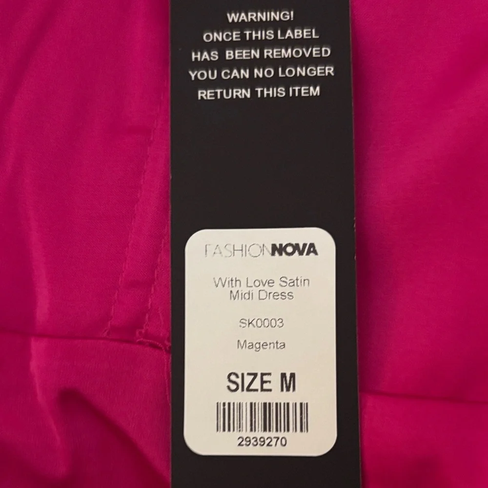Fashion Nova Hot Pink Dress - Picture 2 of 6